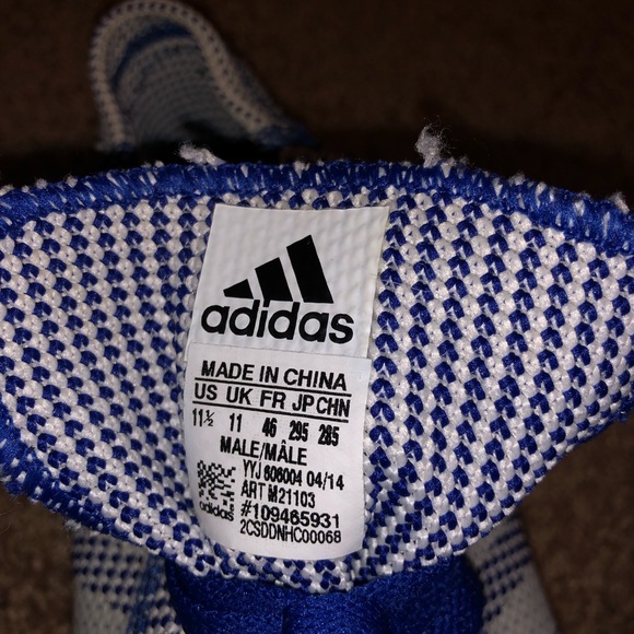 Adidas Element blue and white- mens 11.5 - Picture 4 of 5